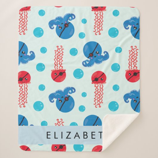 Piratenkopus, Piratenquallen, Meer, Ihr Name Sherpadecke (Vorderseite)