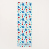 Piratenkopus, Piratenquallen, Meer, Ihr Name Yogamatte (Rückseite)