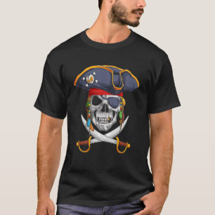 Piratenkostüm Karibik Halloween Männer Frauen Kind T-Shirt