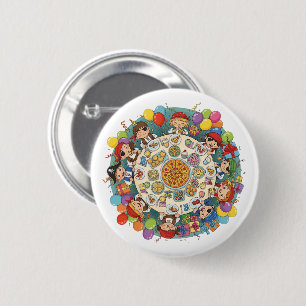 Piratenkostüm-Party Button