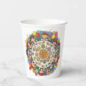 Piratenkostüm-Party Pappbecher (Rückseite)