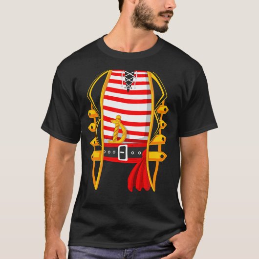 Piratenkostüm T-Shirt (Vorderseite)