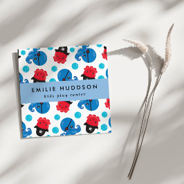 Piratenktopus, Kinderspielzentrum, Aktivitätszentr Quadratische Visitenkarte