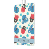 Piratenktopus, Octopus-Muster, Meer, Ihr Name Autolufterfrischer (Links)