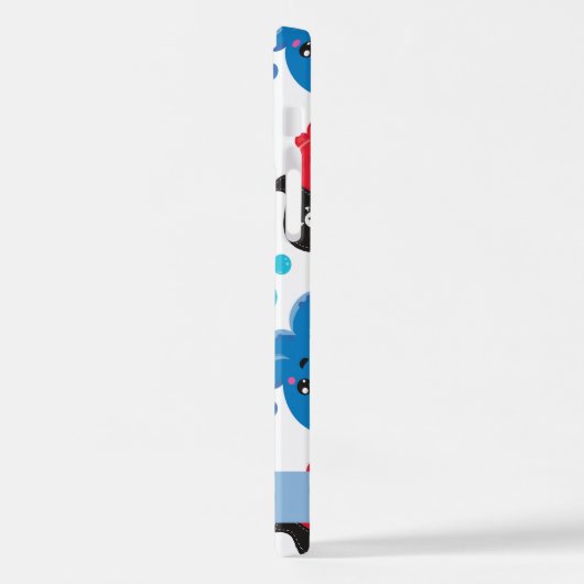 Piratenktopus, Octopus-Muster, Meer, Ihr Name iPhone Hülle (Linke Seite)