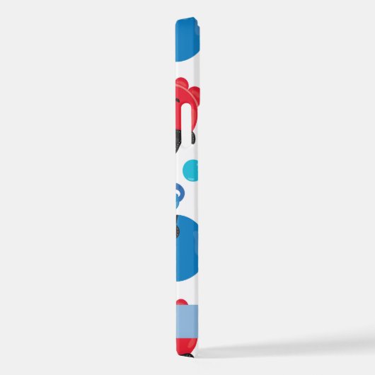 Piratenktopus, Octopus-Muster, Meer, Ihr Name iPhone Hülle (Rechte Seite)