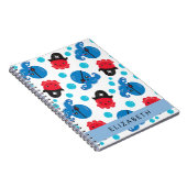 Piratenktopus, Octopus-Muster, Meer, Ihr Name Notizblock (Rechte Seite)