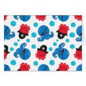 Piratenktopus, Octopusmuster, Meerestiere (Vorderseite (Horizontal))