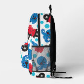 Piratenktopus, Octopusmuster, Meerestiere Bedruckter Rucksack (Rechts)