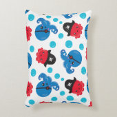 Piratenktopus, Octopusmuster, Meerestiere Dekokissen (Vorderseite(Vertikal))