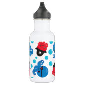 Piratenktopus, Octopusmuster, Meerestiere Edelstahlflasche (Rechts)