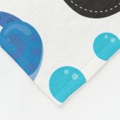 Piratenktopus, Octopusmuster, Meerestiere Fleecedecke (Ecke)