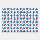 Piratenktopus, Octopusmuster, Meerestiere Geschenkpapier Set (Vorderseite)