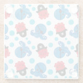 Piratenktopus, Octopusmuster, Meerestiere Glasuntersetzer (Rückseite)