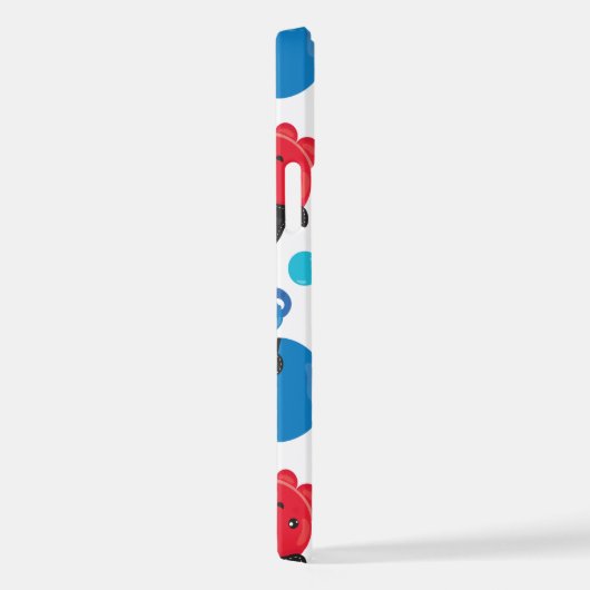 Piratenktopus, Octopusmuster, Meerestiere iPhone Hülle (Rechte Seite)