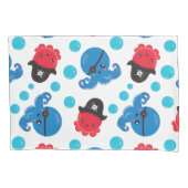 Piratenktopus, Octopusmuster, Meerestiere Kissenbezug (Vorderseite)