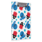 Piratenktopus, Octopusmuster, Meerestiere Klemmbrett (Rechts)