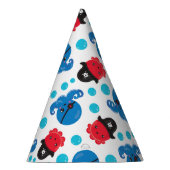 Piratenktopus, Octopusmuster, Meerestiere Partyhütchen (Rechts)