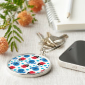 Piratenktopus, Octopusmuster, Meerestiere Schlüsselanhänger (Seite)