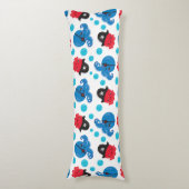 Piratenktopus, Octopusmuster, Meerestiere Seitenschläferkissen (Vorderseite Vertikal)