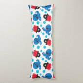 Piratenktopus, Octopusmuster, Meerestiere Seitenschläferkissen (Rückseite (Vertikal))