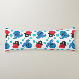 Piratenktopus, Octopusmuster, Meerestiere Seitenschläferkissen