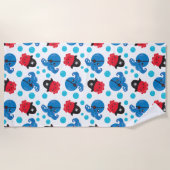 Piratenktopus, Octopusmuster, Meerestiere Strandtuch (Vorderseite)