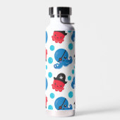 Piratenktopus, Octopusmuster, Meerestiere Trinkflasche (Links)