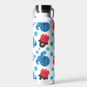 Piratenktopus, Octopusmuster, Meerestiere Trinkflasche (Vorne)