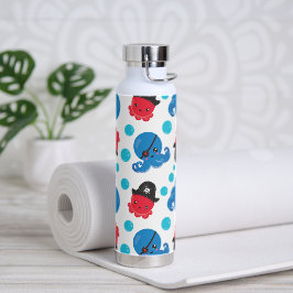 Piratenktopus, Octopusmuster, Meerestiere Trinkflasche