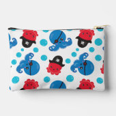 Piratenktopus, Octopusmuster, Meerestiere Zubehörtasche (Rückseite)