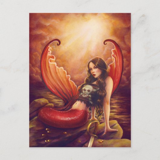 Piratenleben für mich postkarte (Vorderseite)