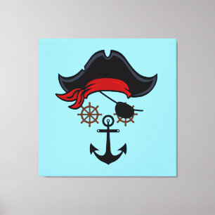 PIRATENLEBEN-TRIPTYCHON LEINWANDDRUCK