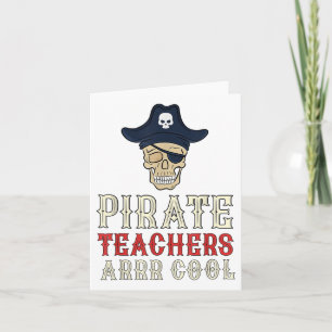 Piratenlehrer sind Cool _ sprechen wie ein Piraten Karte