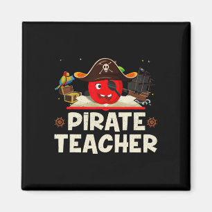Piratenlehrer zu Halloween T-Shirts Pirate D Magnet