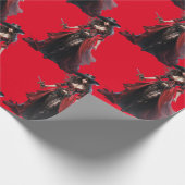 Piratenmädchen Geburtstagsthema Geschenkpapier (Ecke)