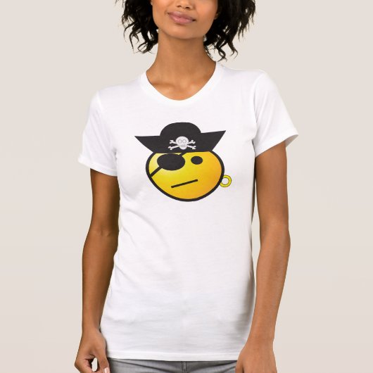 Piratenmädchen T-Shirt (Vorderseite)