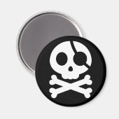 Piratenmagnet Magnet (Vorderseite/Rückseite)