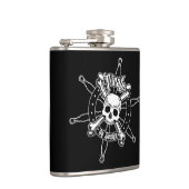 Piratenmasken - Stahl Flachmann (Rechts)