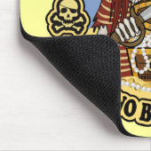 Piratenmotto Mousepad (Ecke)