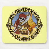 Piratenmotto Mousepad (Vorne)