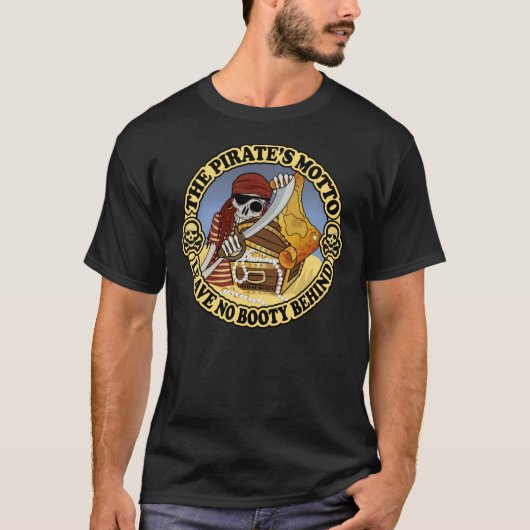 Piratenmotto T-Shirt (Vorderseite)