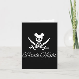 Piratennacht! Matching Family Cruise T-Shirts! Sku Karte