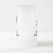 Piratenoptimismus ist ansteckend mattglas bierglas (Mittel)