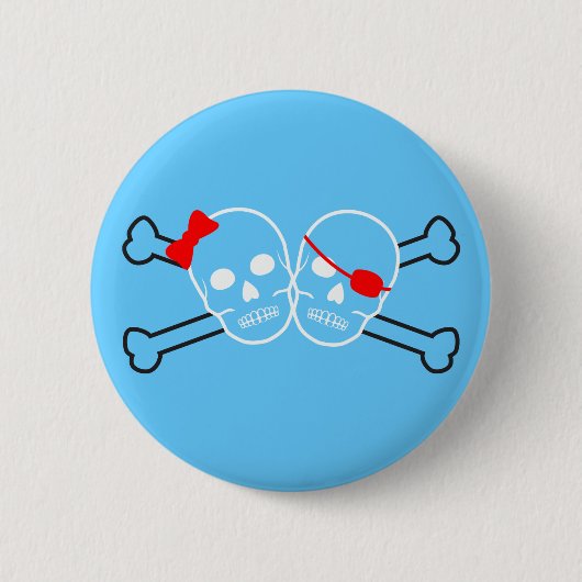 Piratenpaar Button (Vorderseite)