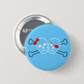Piratenpaar Button (Vorne & Hinten)