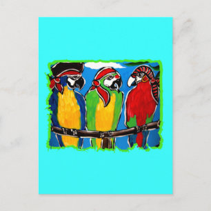 PIRATENPAPAGEIEN POSTKARTE