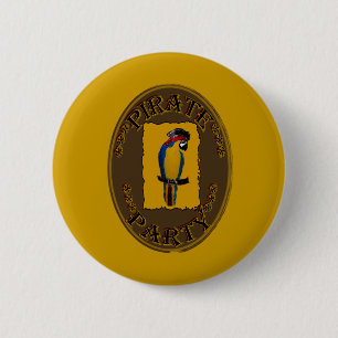 PIRATENPARTEI BUTTON