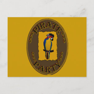 PIRATENPARTEI POSTKARTE