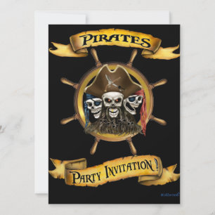Piratenparty-Einladung Einladung